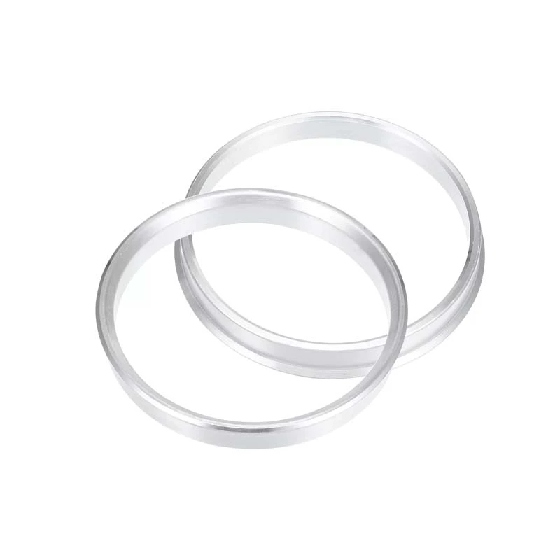 Anillo centrado en el cubo de aleación de aluminio plateado